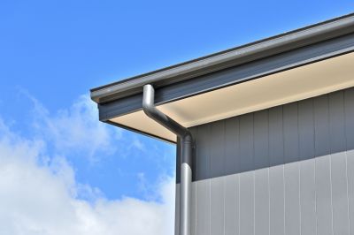 Seamless Gutters Installation detail